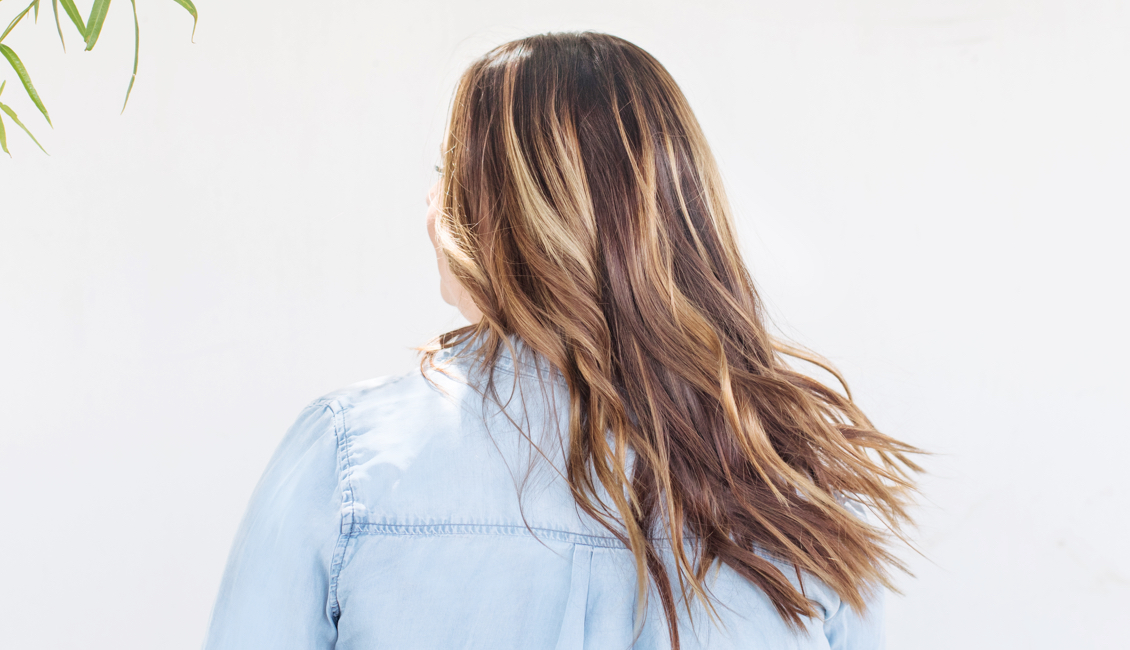 Brunette hair color