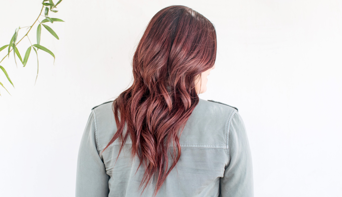 Warm chocolate hair color
